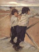 Valentin Aleksandrovich Serov The Children Shasha and Iura Serov (nn02) Spain oil painting artist